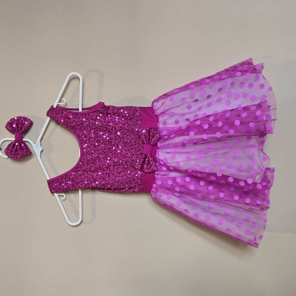 IC Weissman Sparkling Plum Purple Kids Costume Dress